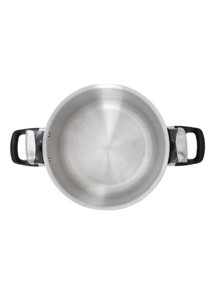 قدر ضغط ستانلس إستيل | قدر ضغط | طباخ عربي | فضي/أسود | المقاسات المتوفرة 4 لتر/ 5 لتر / 6 لتر / 7 لتر / 8 لتر / 9 لتر /10لتر / 11 لتر / 12لتر / 15 لتر