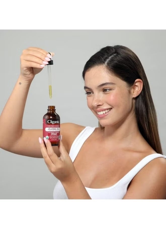 100% Pure & Natural Organic Jojoba Oil, Moisturizing Oil for Face, Hair, Body, Skin & Nails, Natural Cold Pressed Hexane Free, Base Carrier Oil, 120ml - Image 3