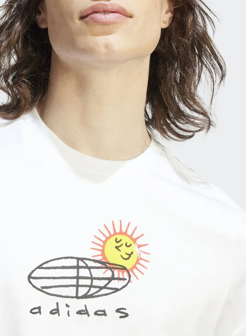 Adidas Sportswear Elevated Doodle Puff T-Shirt