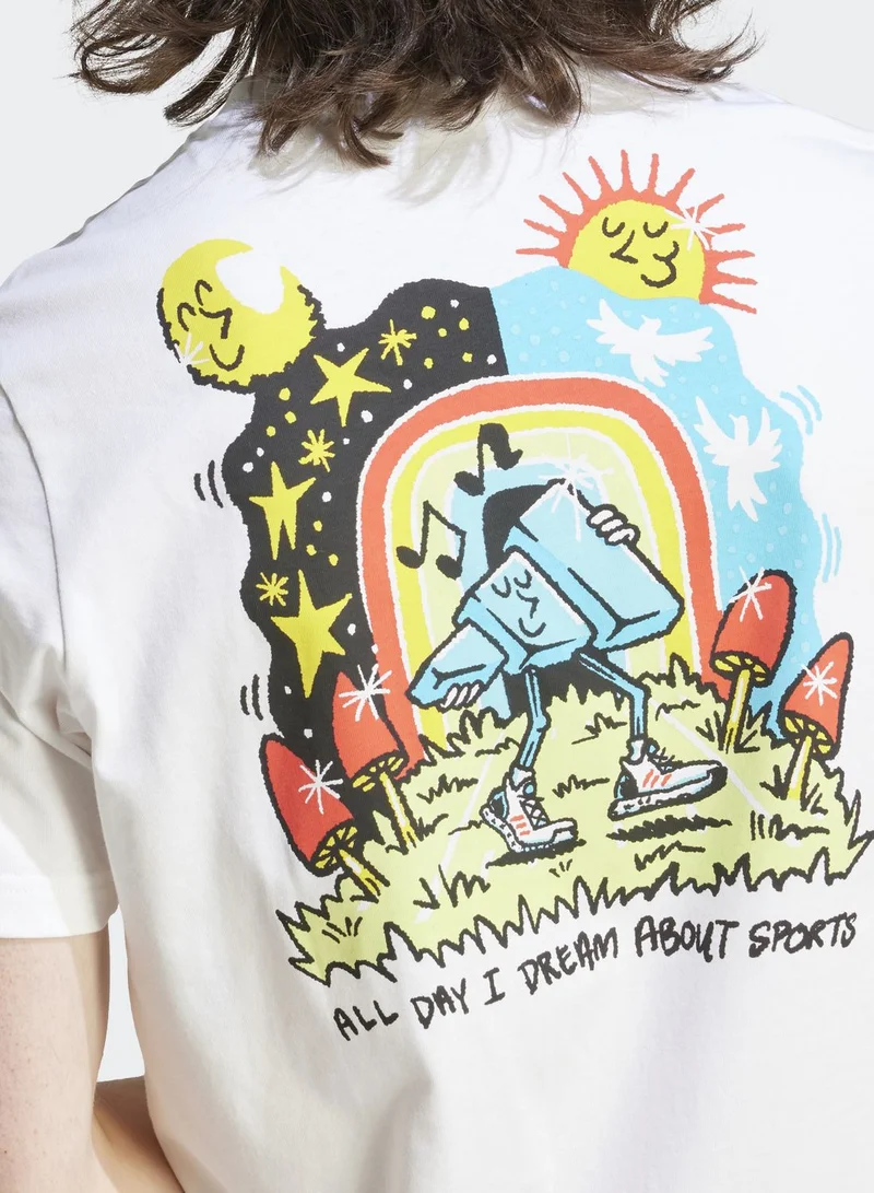 Adidas Sportswear Elevated Doodle Puff T-Shirt