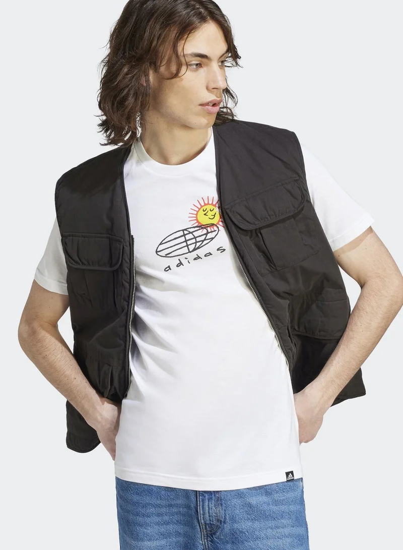 Adidas Sportswear Elevated Doodle Puff T-Shirt