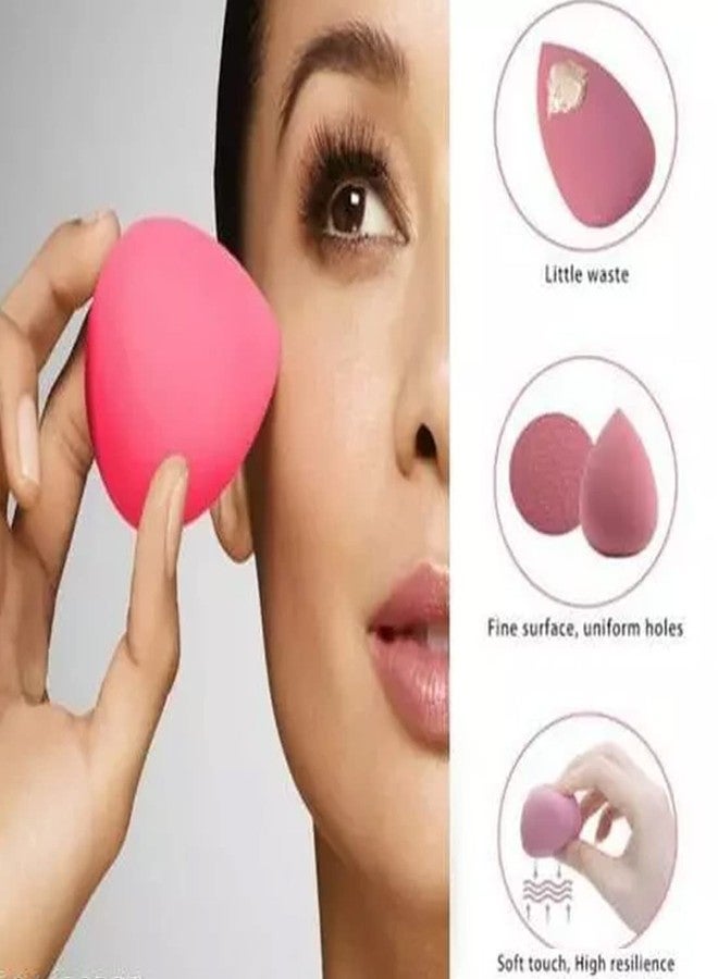 ARKAN Makeup Blenders and Puffs Combo Set of 6 (Multicolor) - Image 4