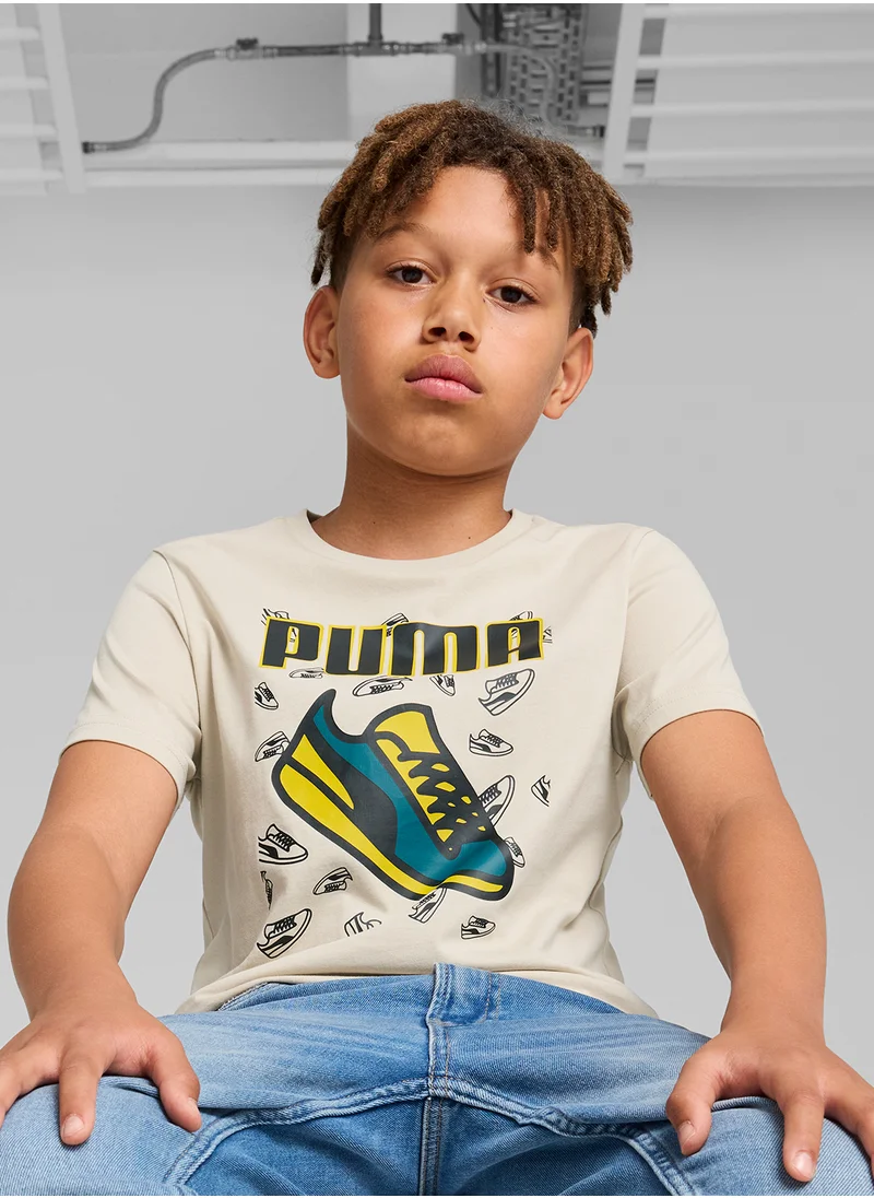 PUMA Youth Essential Graphic T-Shirt