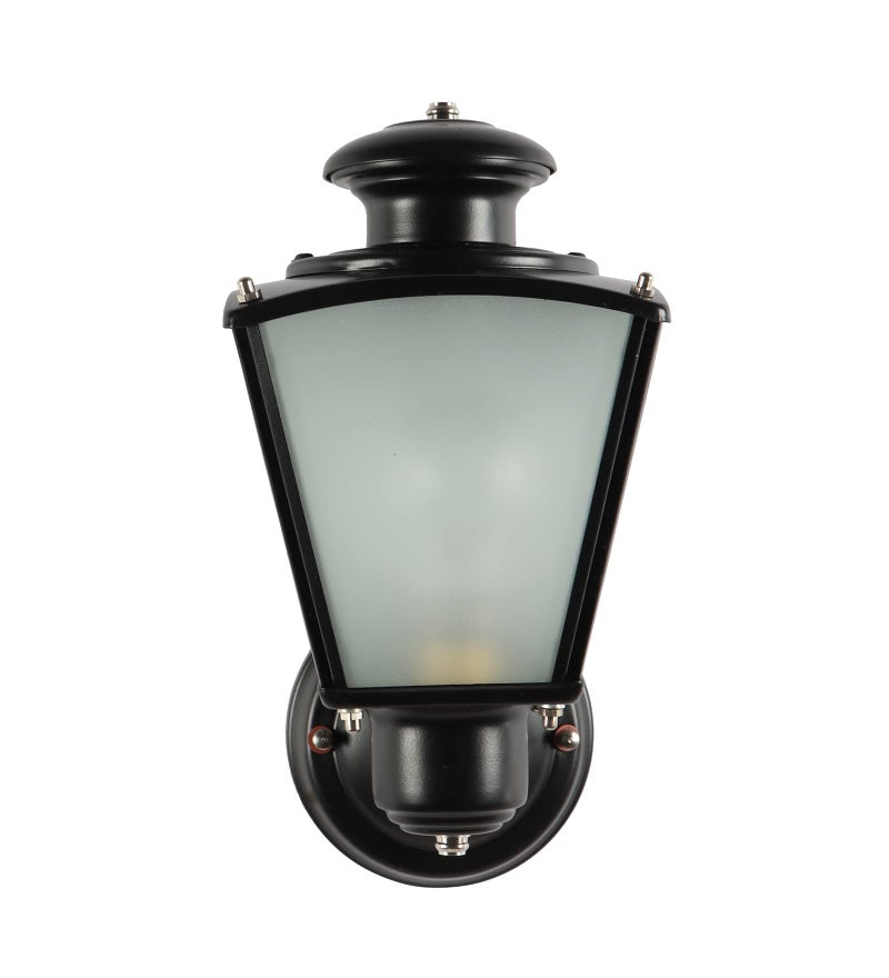 LIODOR Metal Waterproof Outdoor Lighting Exterior Wall Light Traditional for Staircase, Terrace Walls, Terrace Gardens 14L x 14W x 22.9H CM Black - Image 5