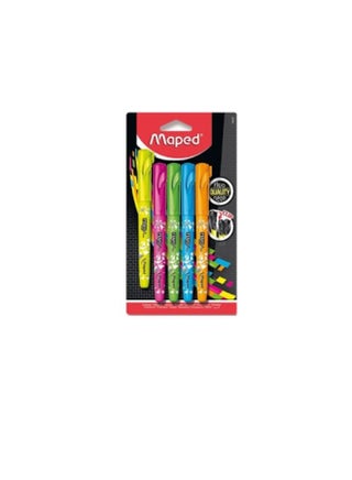 Maped Flouo Peps Highlighter Pens 5 Piece Set