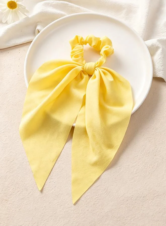 Take Two Solid Bow Hair Tie