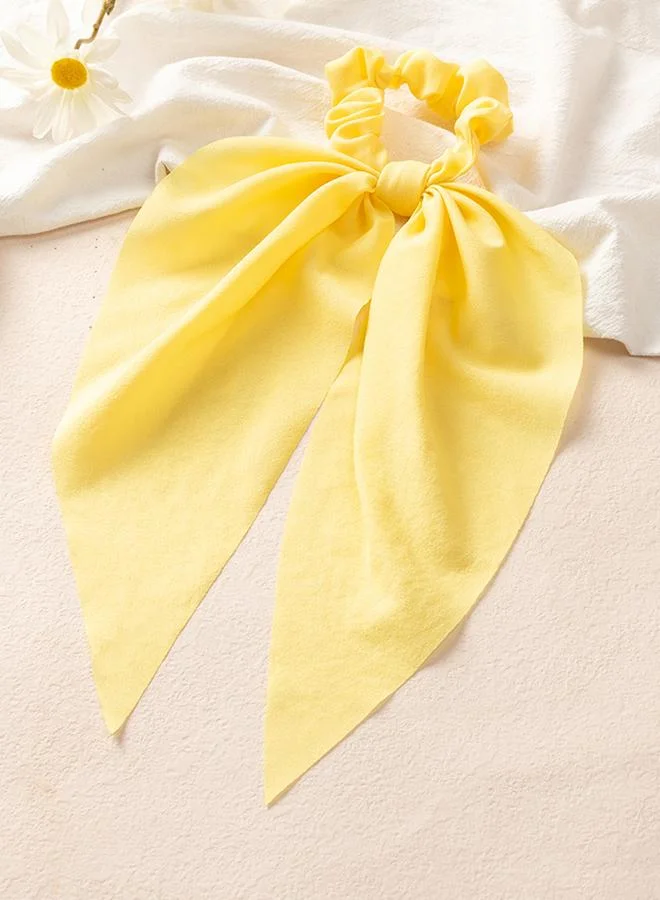 Take Two Solid Bow Hair Tie