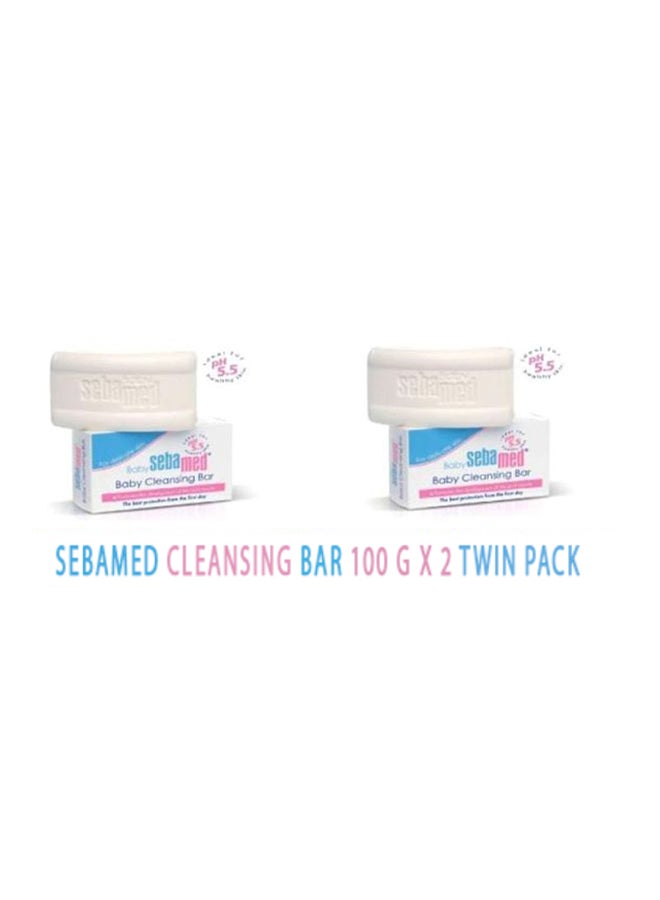 Sebamed Baby Cleansing Soap Bar With Panthenol, Pack of 2, 100g+100g - Image 3