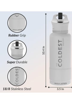 THE COLDEST WATER COLDEST SPORTS BOTTLE EPIC WHITE 32 OZ  - Image 2