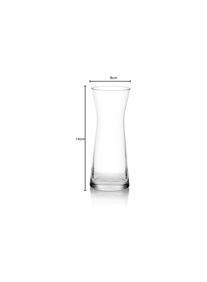 S-TOP Tempo Carafe Glass, Set Of 6, Clear, 610 Ml, B13621, Juice Carafe, Beverage Pitcher, Water Jug, Mocktail Glass, Cocktail Glass - Image 4
