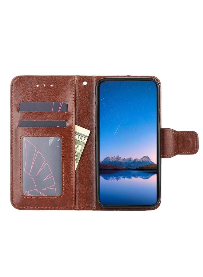 اس-توب جراب هاتف Realme 11 5G مصنوع من الجلد بنسيج كريستالي - Image 3