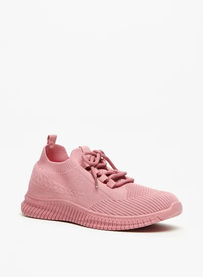 OAKLAN Textured Lace Up Womens' Sports Shoes