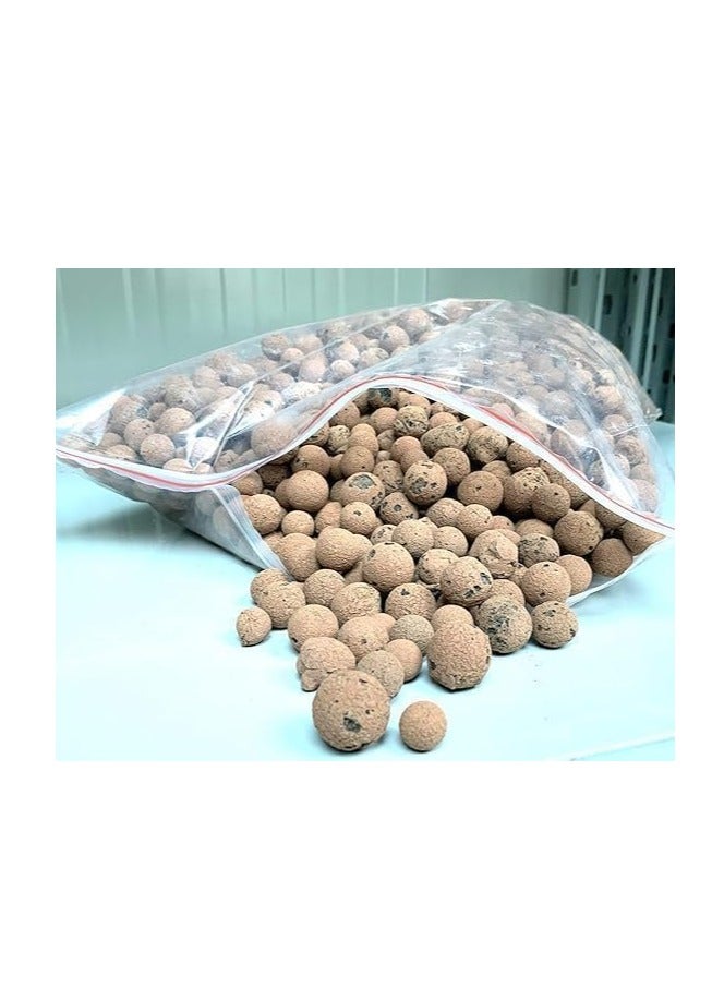 ستونز حصى طيني هيدروستون للنباتات كدعامة هيدروبونية للحفاظ على رطوبة التربة والتهوية 4 كجم - Image 1