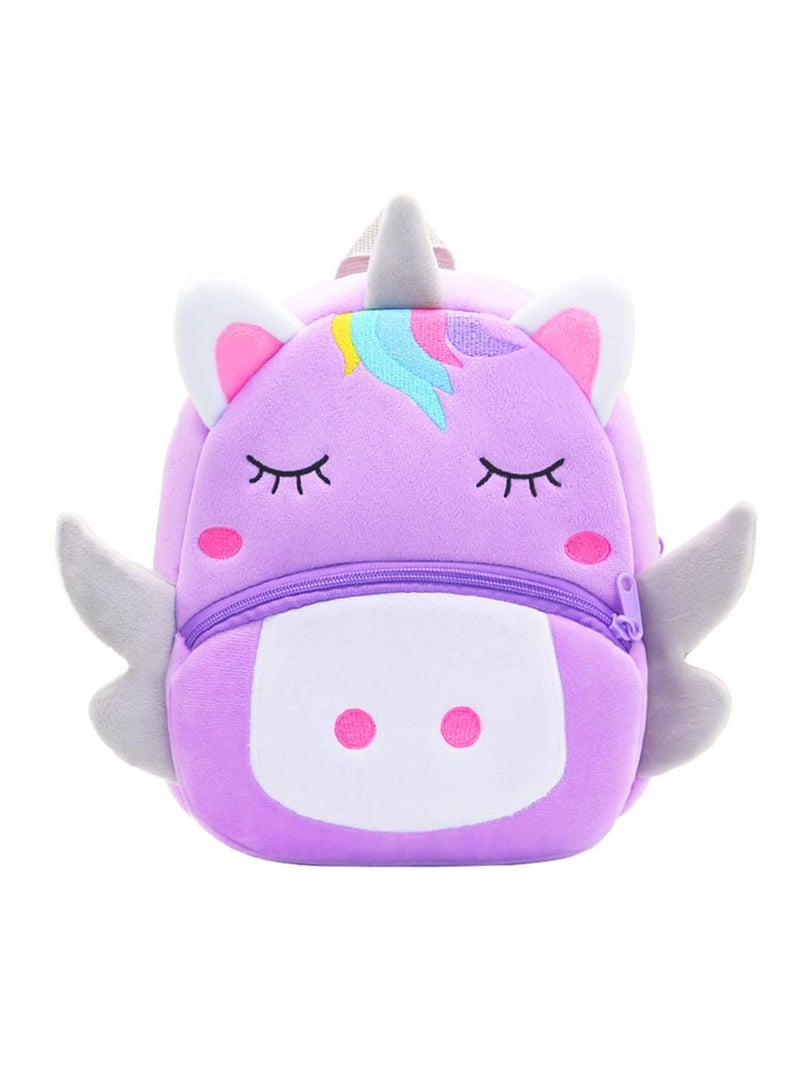 Cute Toddler Backpack Toddler Bag Plush Animal Cartoon Mini Travel Bag for Baby Girl Boy 2-6 Years  - Image 1