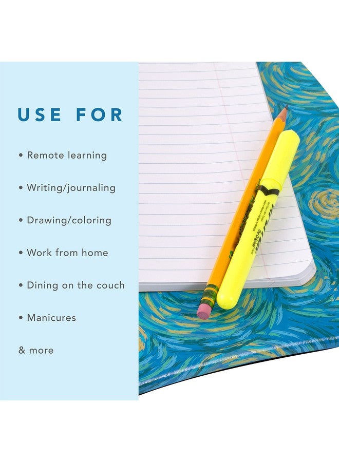 LAPGEAR MyStyle Portable Lap Desk with Cushion - Starry Blue - Fits up to 15.6 Inch Laptops - Style No. 45339 - Image 4