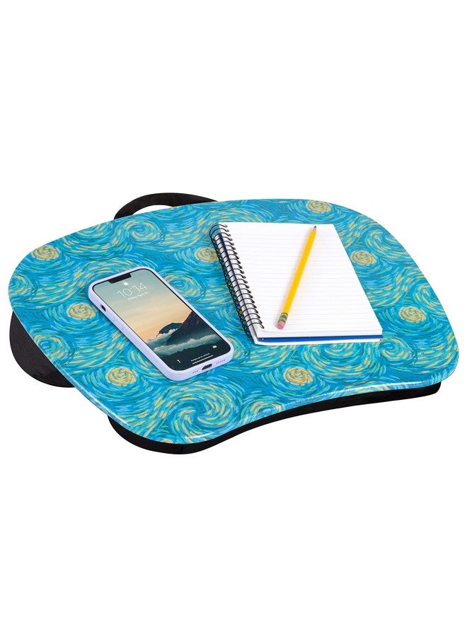LAPGEAR MyStyle Portable Lap Desk with Cushion - Starry Blue - Fits up to 15.6 Inch Laptops - Style No. 45339 - Image 1