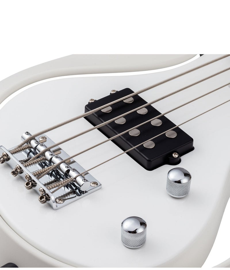 Vox Starstream 1H Bass Guitar - White - Image 5