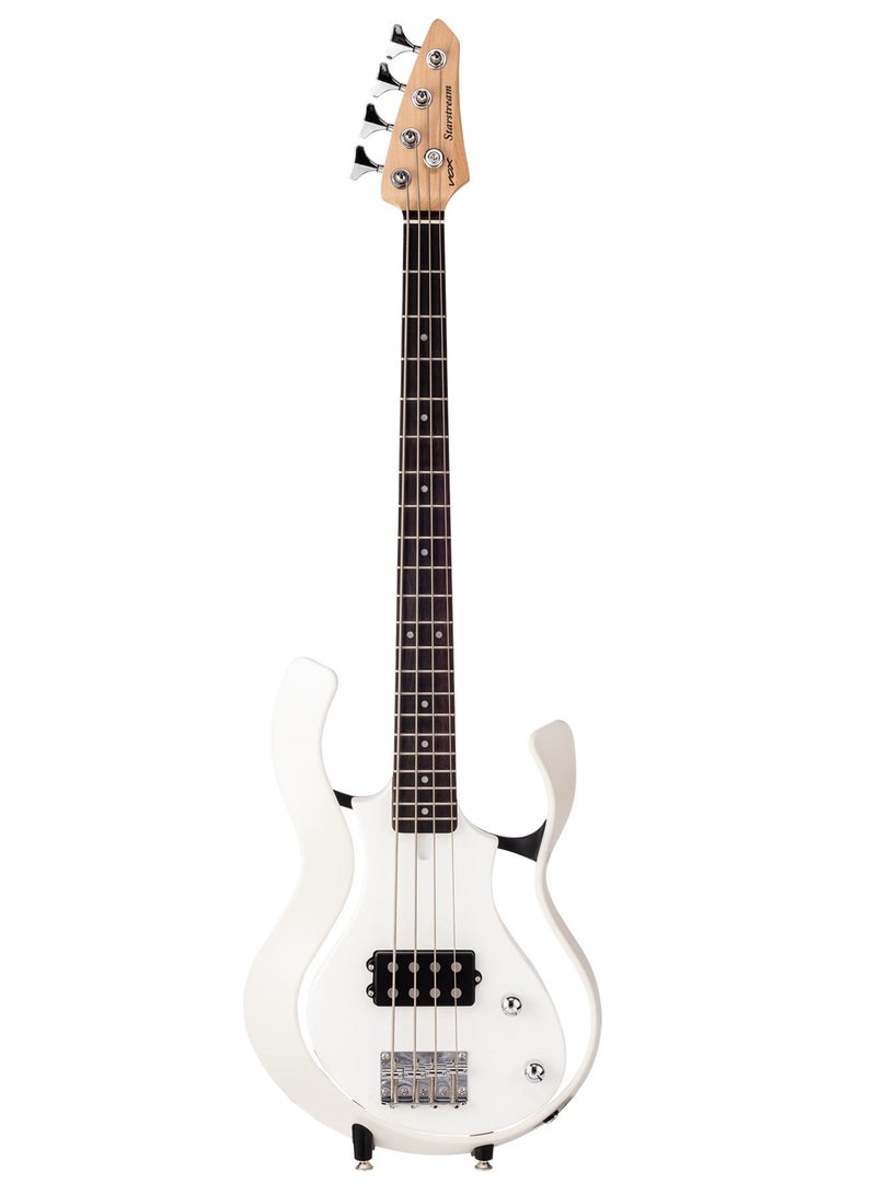 Vox Starstream 1H Bass Guitar - White - Image 1