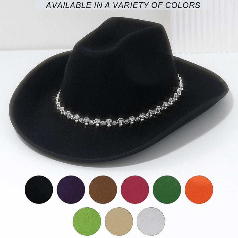 Men'S And Women'S Bohemian Style Soft Wet Topper Metal Three-Dimensional Flash Diamond Flower Rhinestone Accessories Bridal Hat Party - Image 2