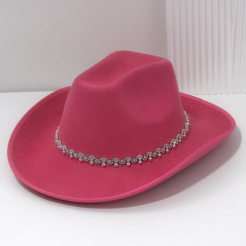 Men'S And Women'S Bohemian Style Soft Wet Topper Metal Three-Dimensional Flash Diamond Flower Rhinestone Accessories Bridal Hat Party - Image 5