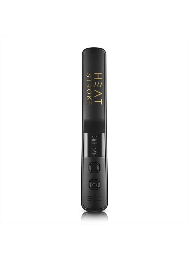 Stylecraft StyleCraft Heat Stroke Cordless Beard & Styling Hot Brush, Cool Touch Tips Anti-Scold, Hair Straightener, Black  - Image 4