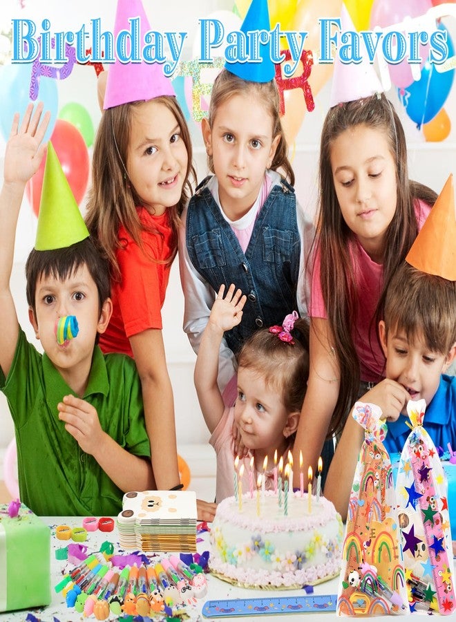 سكيتر مجموعة أدوات مكتبية للحفلات من سيتار، 24 كيس هدايا عيد ميلاد مع أقلام متعددة الألوان، دفاتر صغيرة، أقلام رصاص، وممحاة، لأكياس هدايا عيد الميلاد في الفصل الدراسي، هدايا تذكارية - Image 5