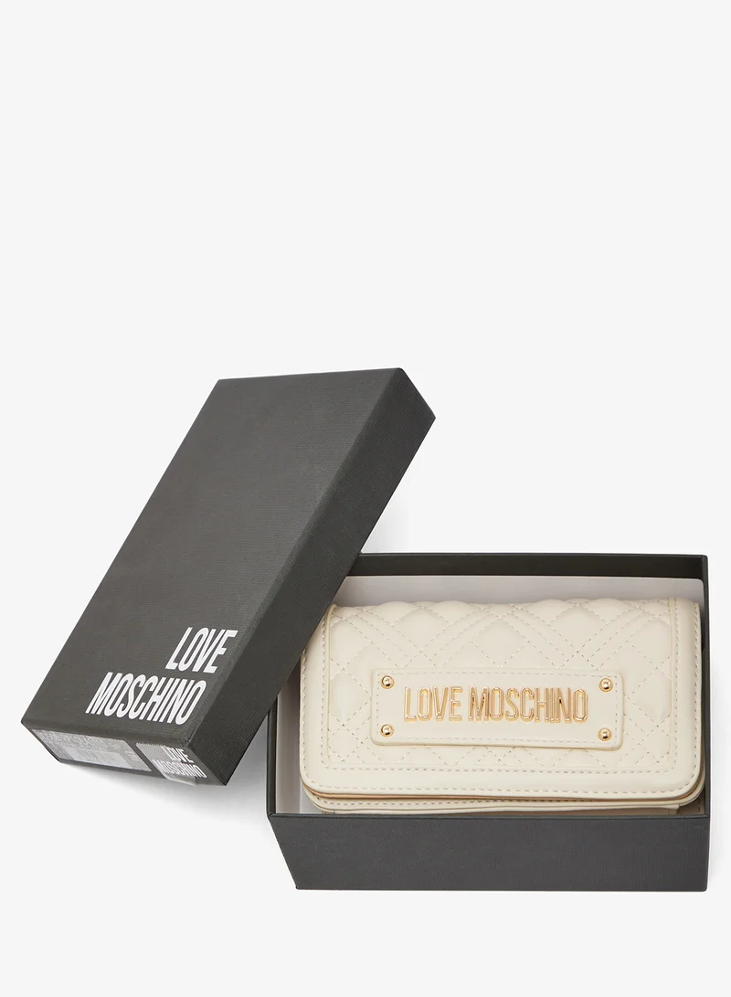 Love Moschino  Quilted PU Crossbody Bag for Women | Best Price UAE