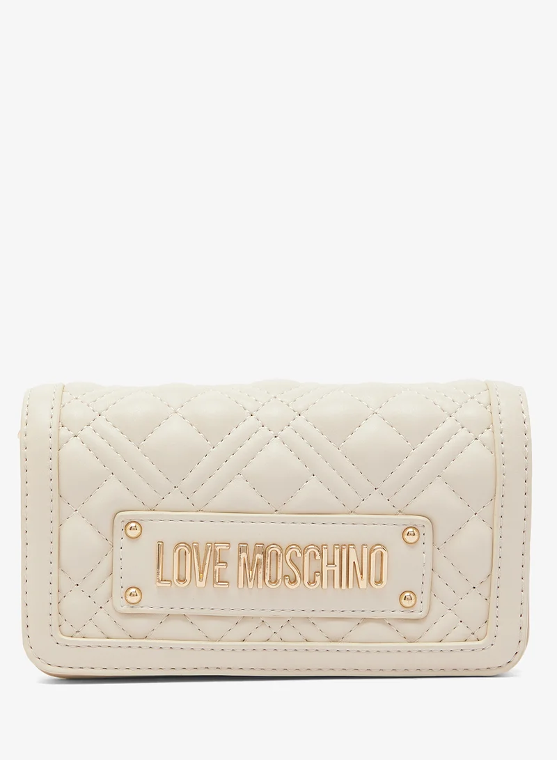 Quilted PU Crossbody Bag