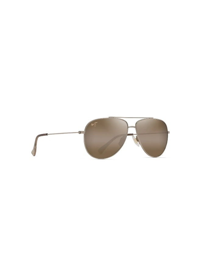 MAUI JIM Hauoli XS H589 16 Men's Full Rim Aviator Polarized Sunglasses - Image 1