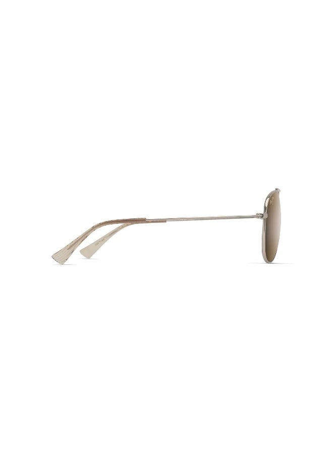 MAUI JIM Hauoli XS H589 16 Men's Full Rim Aviator Polarized Sunglasses - Image 3