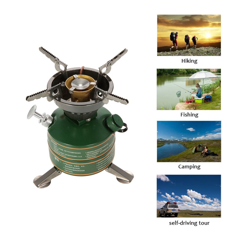 BRS Outdoor Camping Hiking Portable Integrated Non-preheating Gasoline-burning Fuel Stove Gasoline Camping Stove Fishing Picnic Furnace Boiler Cooker - Image 2