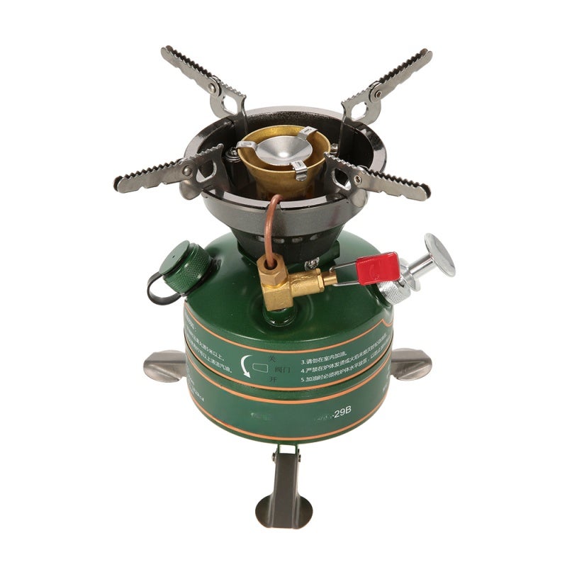 BRS Outdoor Camping Hiking Portable Integrated Non-preheating Gasoline-burning Fuel Stove Gasoline Camping Stove Fishing Picnic Furnace Boiler Cooker - Image 1