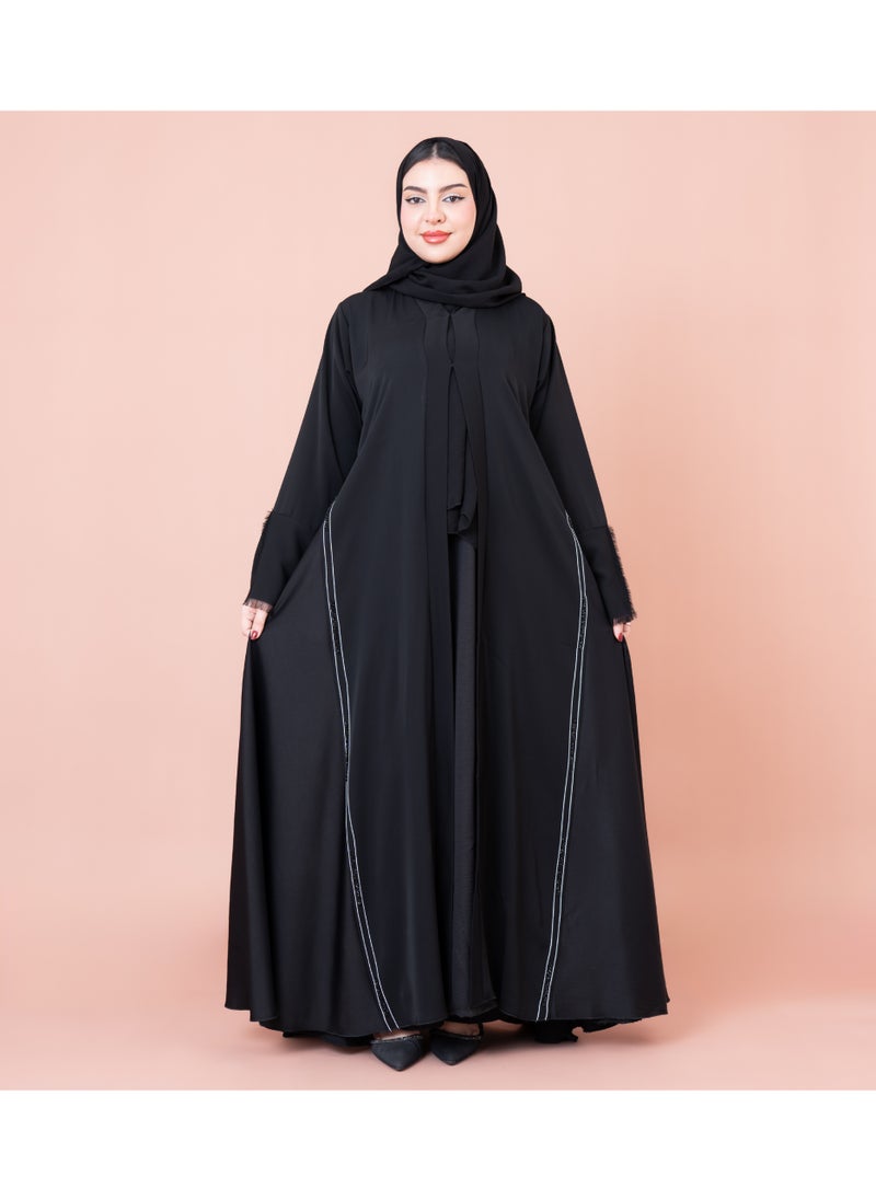 IKKXA - Casual Simple Abaya - Image 1