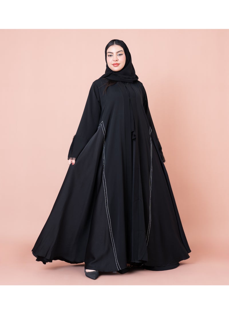 IKKXA - Casual Simple Abaya - Image 1