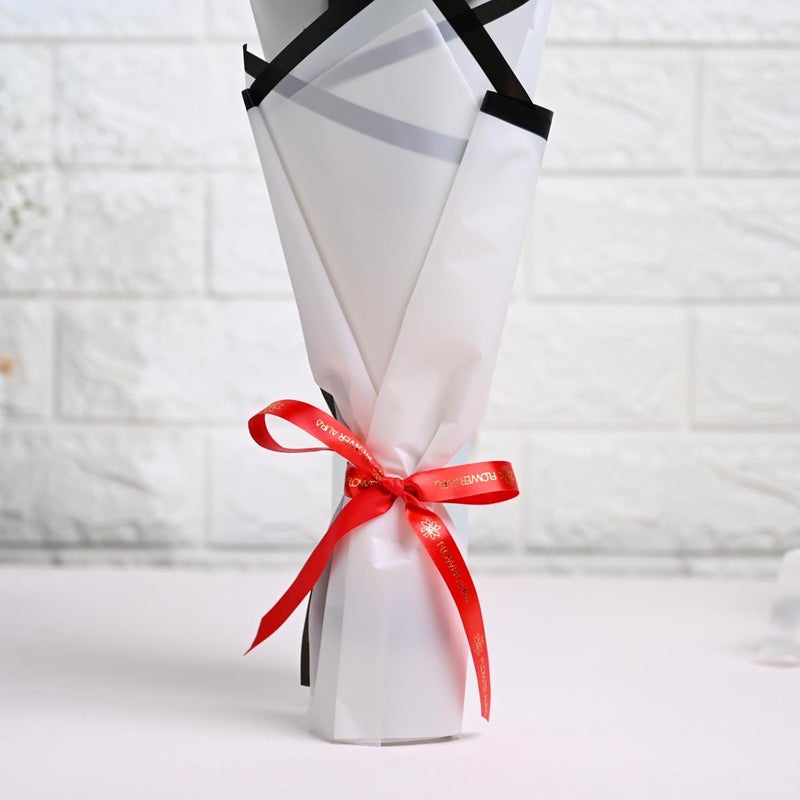 Floweraura FlowerAura Fresh Live Flower Bouquet of 3 Red Roses Flowers For Birthday Gift Anniversary Gift Wedding Gift Womens Gifts Gift For Special Occasion Same Day Delivery  - Image 5