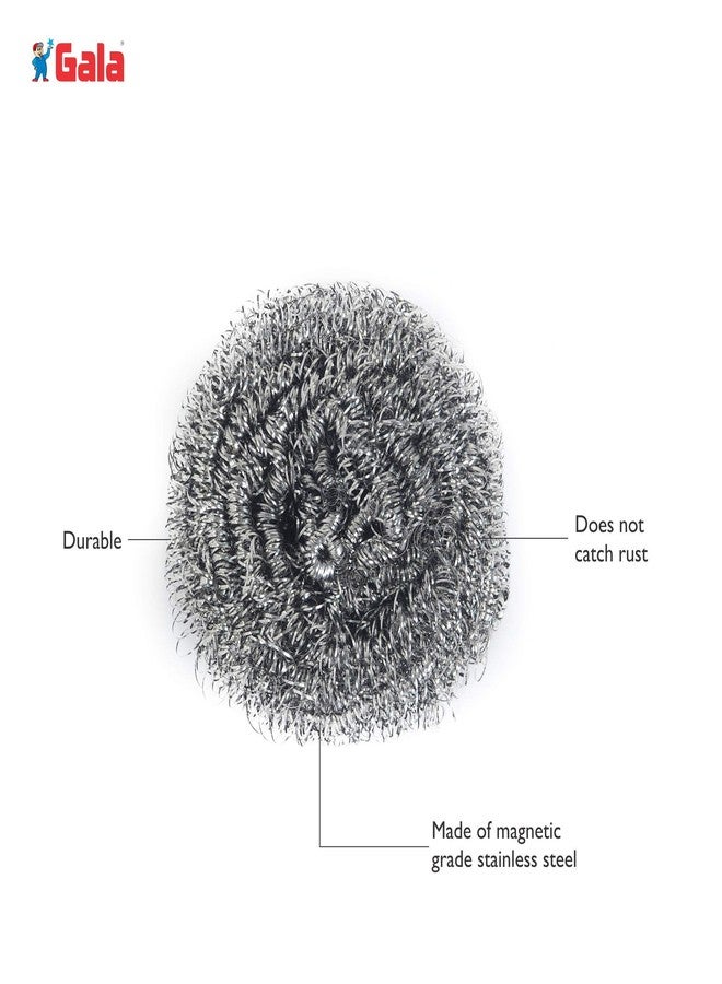 Gala Steel Scrubber Combo Set (Pack of 12) - Image 3