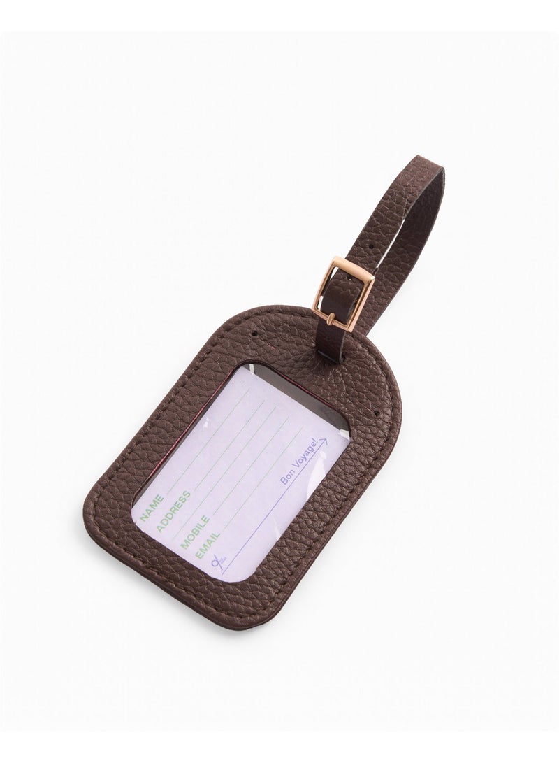 The Nines Luggage Tag "Brown" - Image 2