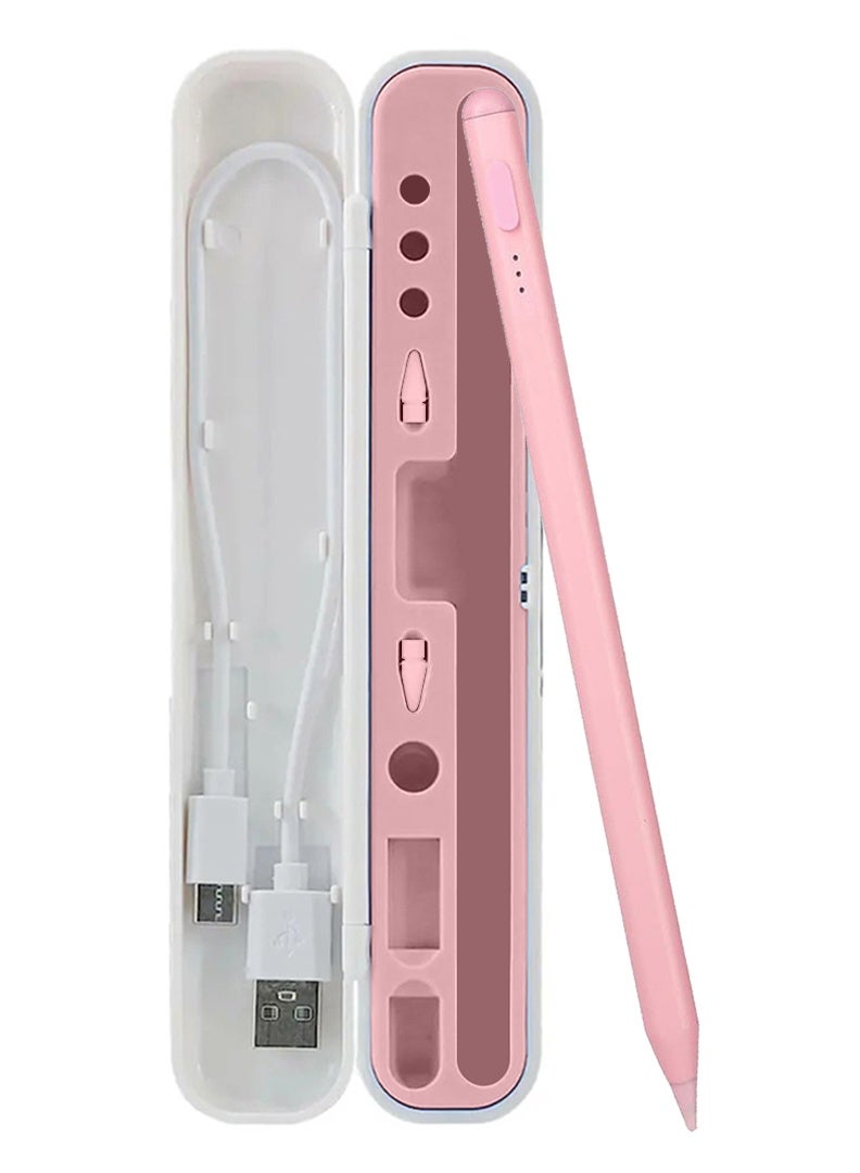Theodor Stylus Pen for iPad 11th/10th/9th Gen - Active Pencil Compatible with all 2018-2025 Apple iPad Pro 11& 12.9'', iPad Air M3/ M2, iPad 6-11, iPad Mini 7/6 Gen-Pink - Image 1