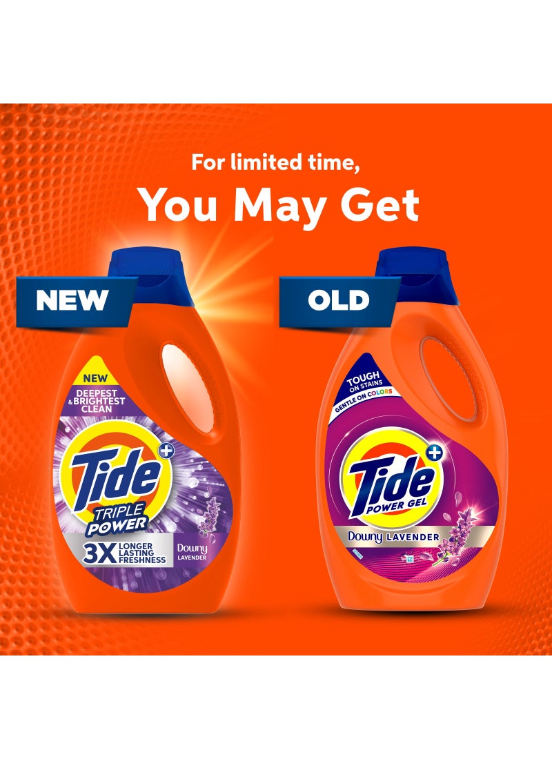 Tide Triple Power With A Touch Of Downy Lavender Liquid Detergent 1.8L - Image 3