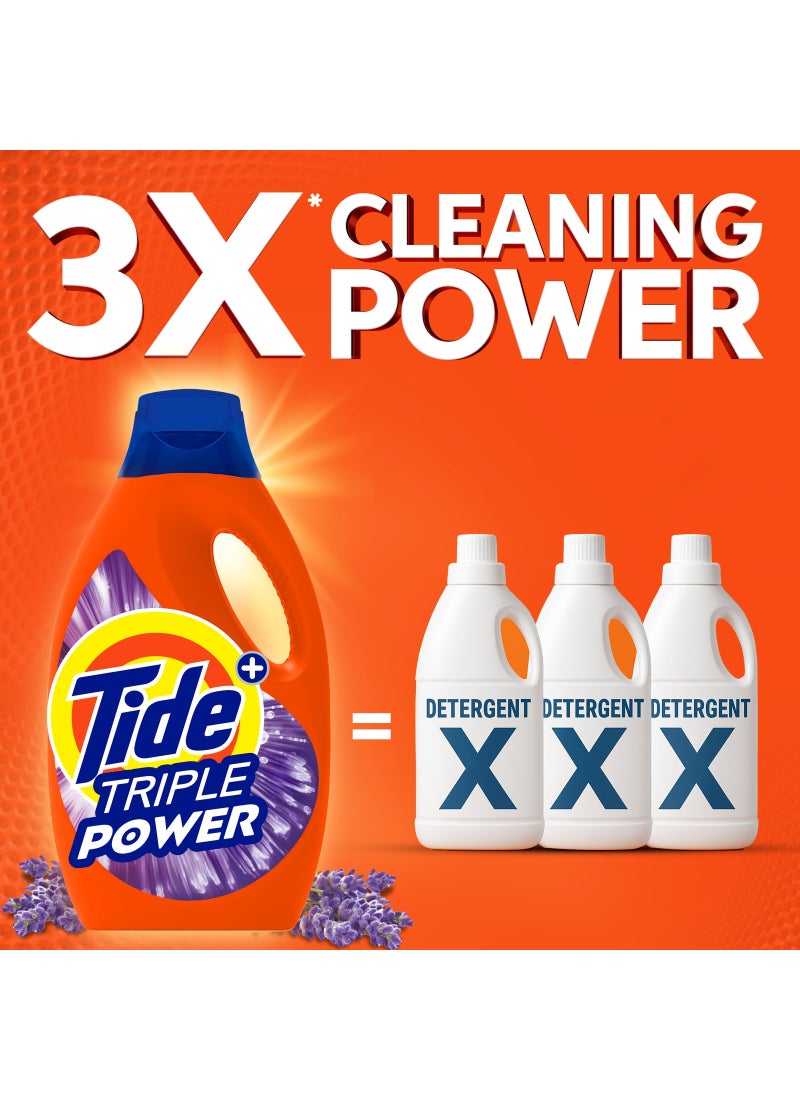 Tide Triple Power With A Touch Of Downy Lavender Liquid Detergent 1.8L - Image 4