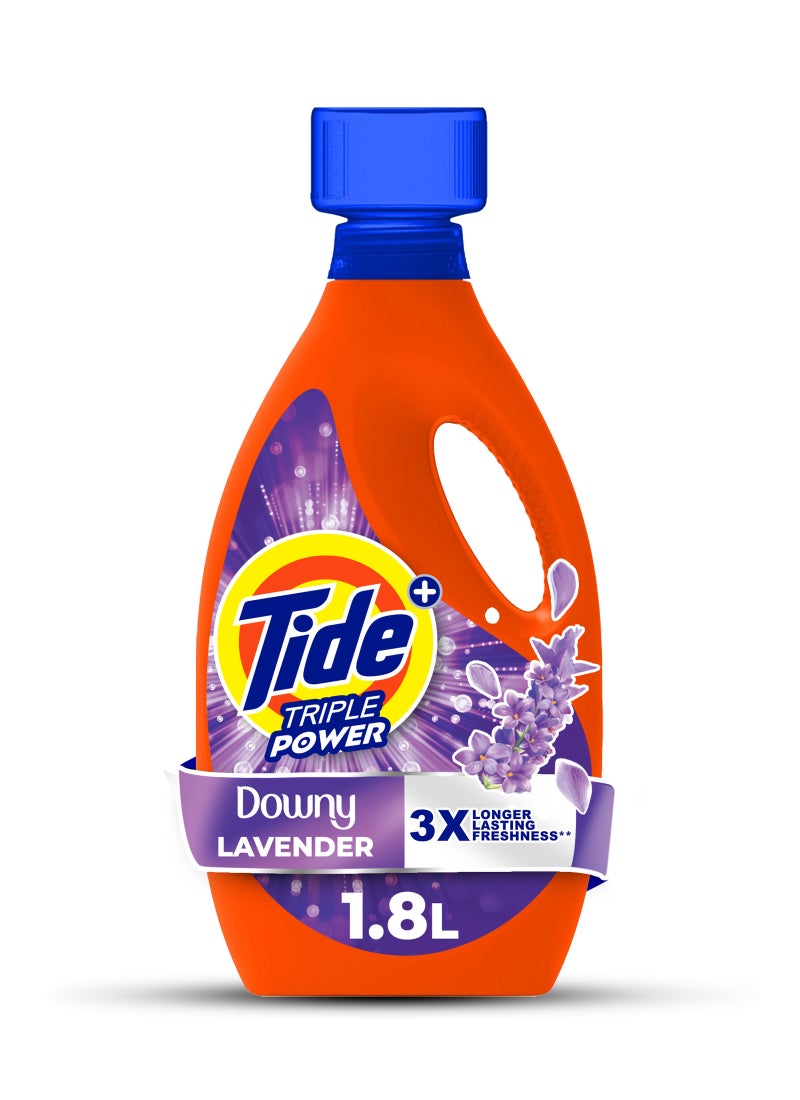 Tide Triple Power With A Touch Of Downy Lavender Liquid Detergent - Image 1