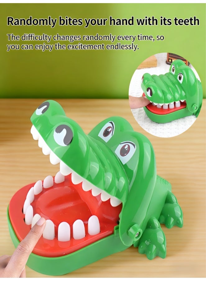 Crocodile Teeth Game, Random Bite Hand Game, Fun Family Challenge Toy with Changing Difficulty Levels, Endless Excitement for Kids and Adults, Perfect for Party Games & Family Bonding - Image 1