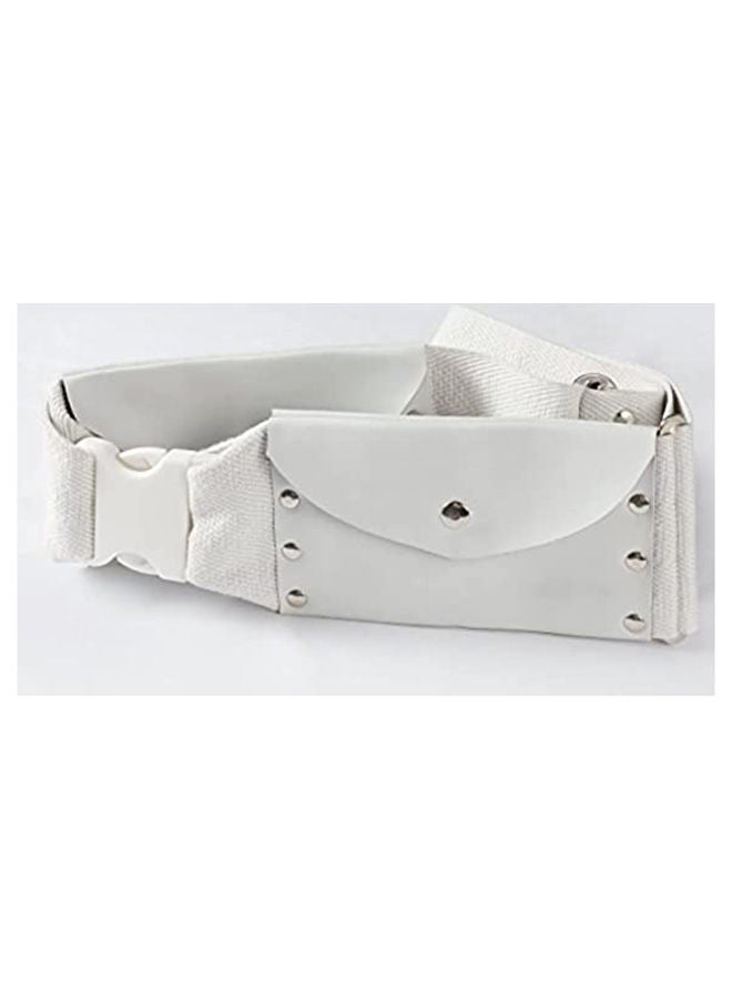 Hajj umrah ahram Ihram Ehram Non Stitch waterproof White Belt  - Image 1