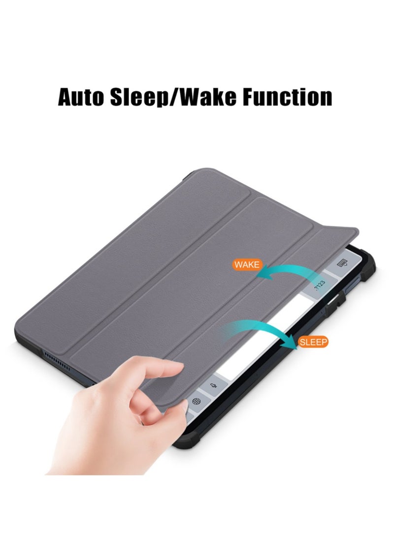 For Xiaomi Pad 6 Case,Slim Light Hard Protective Xiaomi Pad 6 Smart Cover for Xiaomi Pad 6,Grey - Image 3