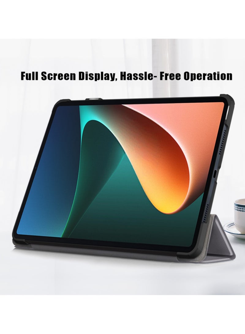 For Xiaomi Pad 6 Case,Slim Light Hard Protective Xiaomi Pad 6 Smart Cover for Xiaomi Pad 6,Grey - Image 4