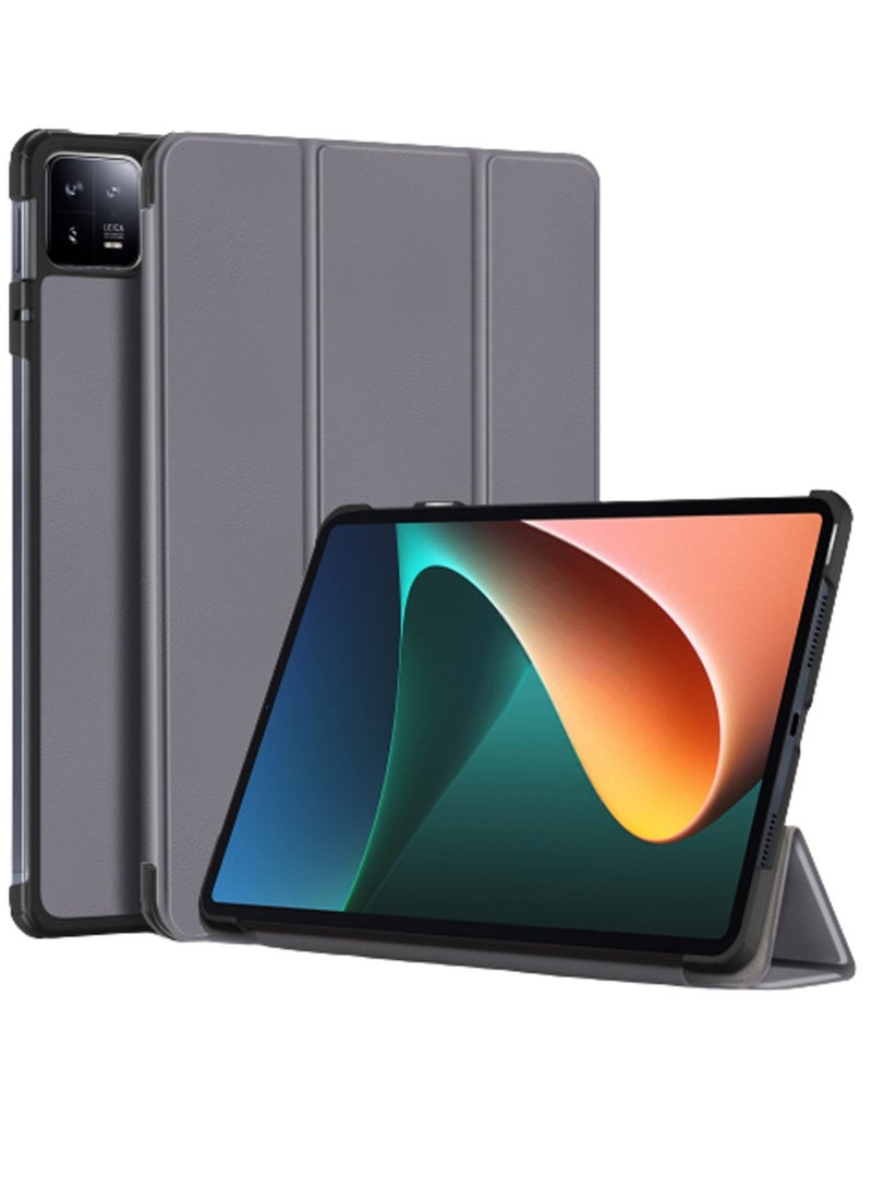 For Xiaomi Pad 6 Case,Slim Light Hard Protective Xiaomi Pad 6 Smart Cover for Xiaomi Pad 6,Grey - Image 1