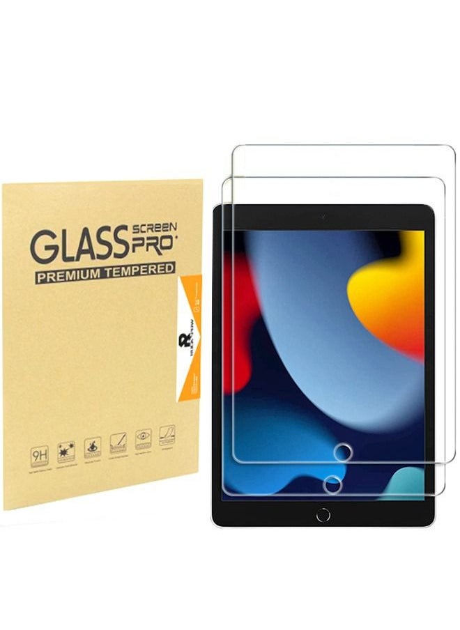 Rock Pow واقي شاشة ProCase iPad 10.2 الجيل التاسع 2021/ الثامن 2020/ السابع 2019، واقي شاشة من الزجاج المقسى لجهاز iPad 10.2 بوصة 9th A2602/A2603/ 8th A2270/A2428/ 7th A2197/A2198/A2200  - Image 1