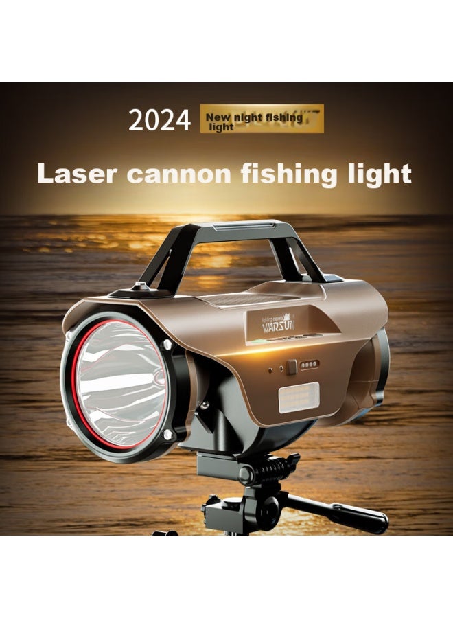Warsun Warsun H806 Night Fishing Light, Laser Cannon Blue Light, Fishing Lamp, High-intensity Ultra-bright, Specialized For Fishing, High-power Wild Fishing, Purple Light - Image 1