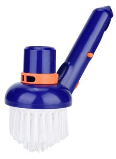 Excefore Pool Brush Head for Inground Pools, 2.99" Pool Step & Corner Vacuum Brush, Plastic Nylon Bristles Pool Brushes for Cleaning Pool Walls, Floors Steps & Corners  - Image 1