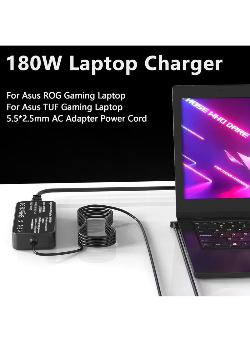 Generic - New 180W 19.5V 9.23A Laptop Charger For ASUS ROG G750JH G750JM G750JS G750JW G750JX G751JL G751JM G752VL G752VM G75VW G75VX G73JH G73JW G73SW Gaming G74SX G53JW G53SW G55VW TUF FX502VM - Image 1